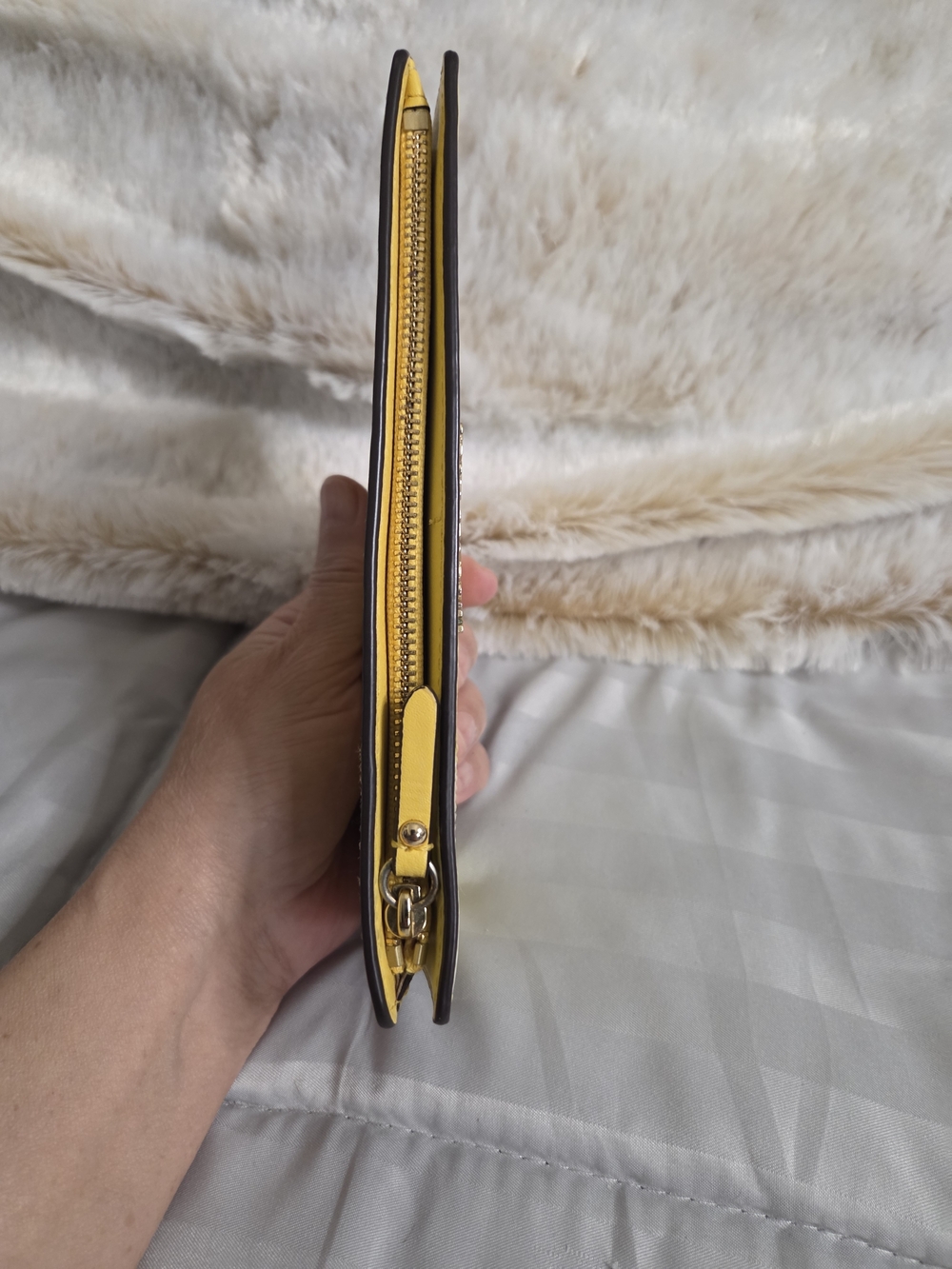 Michael Kors Adele Tri-Color Leather Slim Wallet - Picture 3 of 15